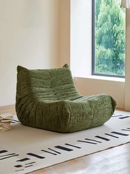 Chenille Plush Caterpillar Sofa Togo Original Version Living Room Lazy Cream Recliner Sleepable Leis