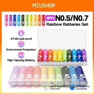 Xiaomi Mi Colorful Rainbow AA/AAA Batteries Alkaline Battery 1.5V  (10 pcs)