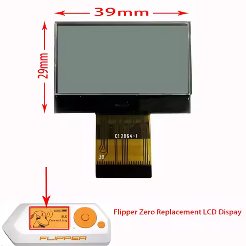 LCD Display Replacement repair 1.4inch New For Flipper Zero Without backlight New version