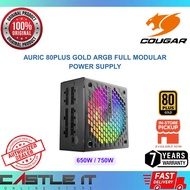 Cougar Auric 650W 750W 80Plus Gold ARGB Full Modular Power Supply