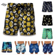 2022 Casual sports shorts men's trendy fashion tethered stitching straight loose plus size guy short