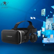 [Fenteer] 3D VR Glasses Virtual Reality Device Game Adjustable Universal Wide Angle for Kids Adults 
