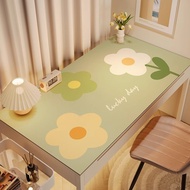 2024 European American Style Tablecloth Leather Desk Mat Student Children Study Desk Mat Can Cut Computer Desk Mat Tablecloth Writing Desk Desk Mat QABR