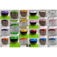 BOGO VISOR HELMET 3 BUTTON CAP COLOUR CLEAR TINTED VISOR MHR MS88 SGV MAGNUM (READY STOCK)