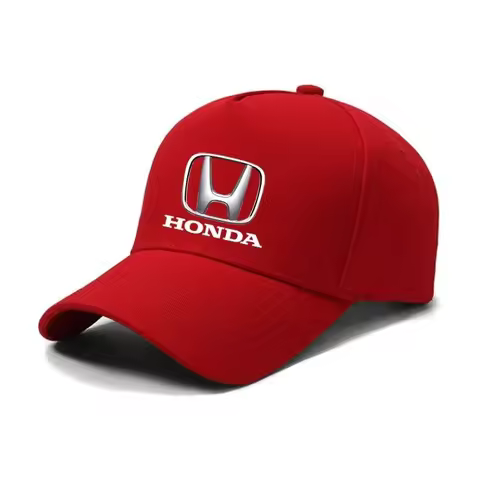 For Honda Car Emblem Baseball Cap Racing Motorcycle Baseball Cap Hat For Honda Civic Fit Jazz Accord