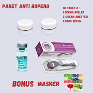 PAKET DERMA ROLLER TITANIUM ALAT KECANTIKAN UNTUK MENGHILANGKAN BOPENG JERAWAT SCAR DERMA ROLLER ANA