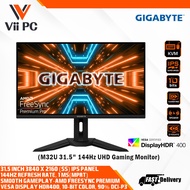 GIGABYTE M32U 31.5 Inch 144Hz 4K Gaming Monitor, SS IPS, 3840x2160 Display, FreeSync Compatible, 1ms