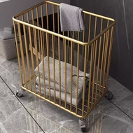 z1  With Wheels z1  Laundry Nordic Gold Modern Dirty Clothes Large Capacity Storage Basket  z1