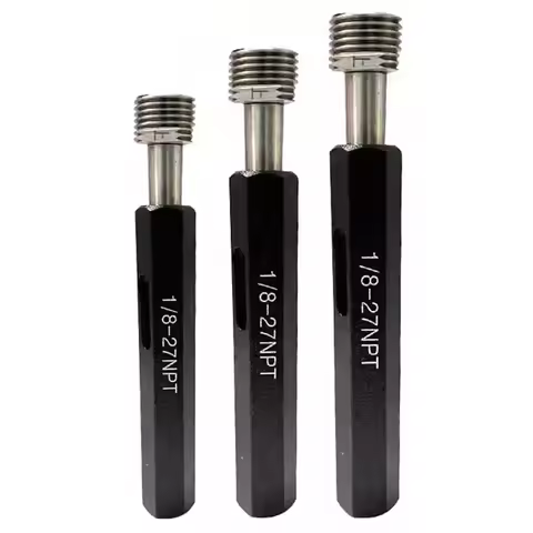 NPT taper pipe thread Thread gauge Plug gauge NPT1/8 NPT1/4 Precision External Screw Gage Fine,Pitch