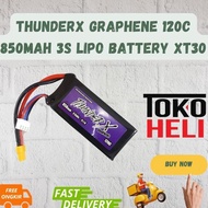 Best ThunderX Graphene 120C 850mah 11.1V 3S Lipo original XT30
