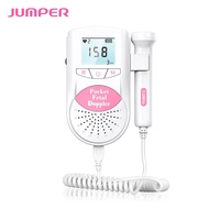 【New】JUMPER Fetal Doppler 100S6 Prenatal Unborn Baby Heart Beat Rate Monitor With Gel Large screen m