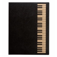 Nakano Music Lesson File Keyboard Black Gold FL-95/KB/BLG