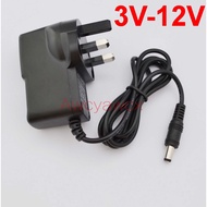 AC adapter DC 3V 4.5V 5V 6V 7.5V 8V 9V 10V 12V 0.5A 500mA 1A 2A 1000mA Switching power supply 5.5mm*