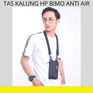 Hanging Wallet Tas HP Gantungan Leher Waterproof Premium- Tas hp pria