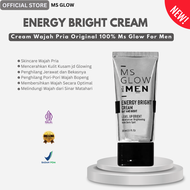 MS GLOW MEN Paket Basic Free Pouch Skincare Pria Pencerah Wajah Penghilang Jerawat untuk Pria Penghi