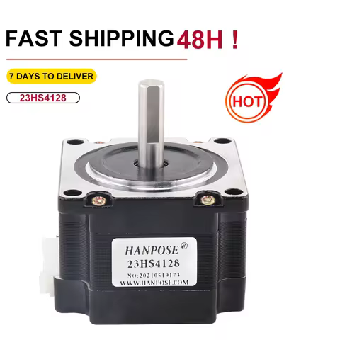 Nema 23 stepper motor 41mm 2.8A 0.55NM 23HS4128 stepper motor for CNC Laser Grind Foam Plasma Cut