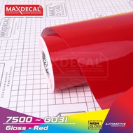 Maxdecal 7500 - G031 Vinyl Red Glossy