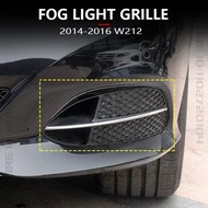 for 2014-2016 W212 Mercedes Benz E250 E350 E400 E550 Fog Light Grill Grille Cover 2128851922 2128852