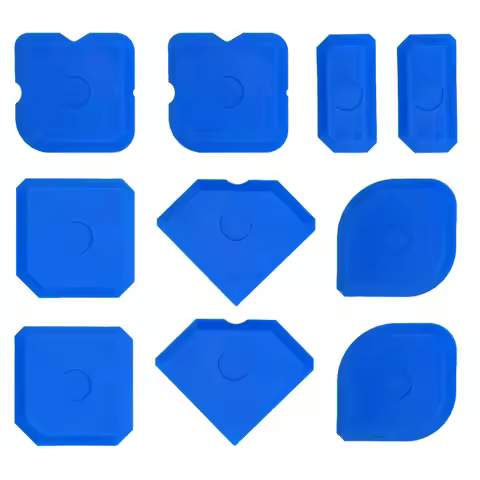 10Pcs Silicone Sealant Scraper Set Caulking Spatula Grout Smoother for Tile Window Joint Repair