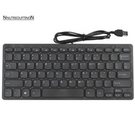 Wire Keyboard Ultra-Thin Quiet Small Size 78 Keys Mini Multimedia Usb Keyboard For Laptop Pc