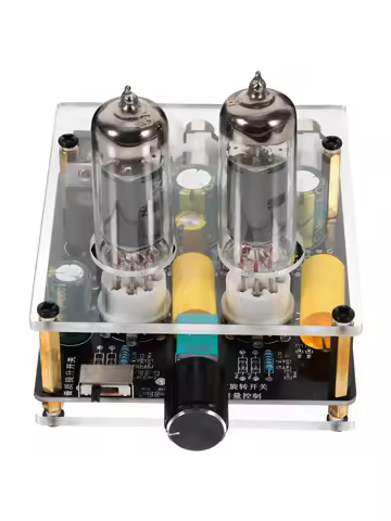 Mini 6K4 6A2 Preamp Utilizes Tubes Phono Stage Turntable Preamp Hifi Stereo Audio Vacuum Tube Preamp