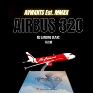 1:400 Scale AirAsia A320 Diecast Plane Model