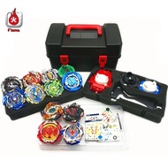 Flame 12PCS New Burst Beyblade Set with Launcher/Storage Box Toy Gift for Kids