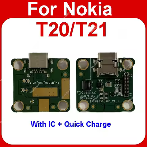 For Nokia T20 T21 TA-1397 TA-1495 USB Chargring Port Board Flex Ribbon USB Charger Board Professiona
