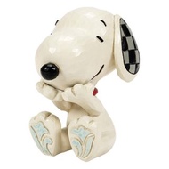 Jim Shore Peanuts Collection Laughing Snoopy 2.8寸高