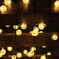 LED Bulb String Lights Twinkle String Lights 10M 22M 100/220 LED Camping Atmosphere Light Solar Deco