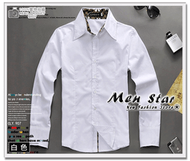 【Men Star】免運費 英倫風質感時尚修身韓版襯衫 / 針織衫 五七分袖 polo衫 / 媲美  clot boss