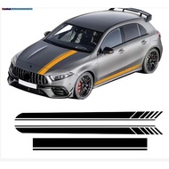 Suitable for Mercedes-Benz Benz C-Class W205 C63 C43 C205 A205 S205 Side Skirt Car Head Car Sticker 