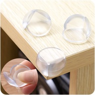 4 Pcs / Set transparent baby safety bumper set thickened stool corner table corner baby bumper prote