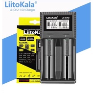 Liitokala Lii-CH2 2-Slots USB Battery Charger 3.7V 21700 18650 18350 16340 1.2V AA AAA 3.2V LifePO4