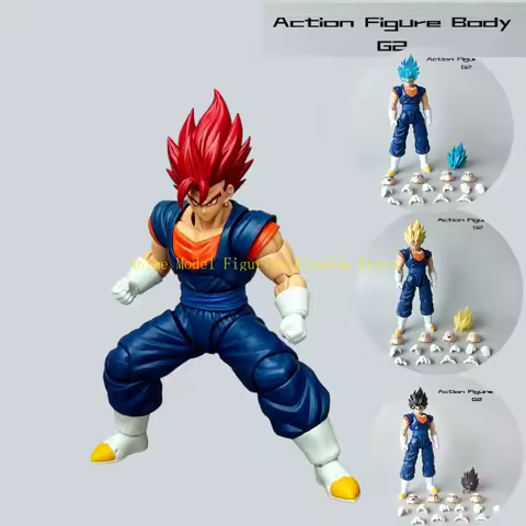 Third Revision HMG×Neo Dragon Ball Vegito Super Saiyan Goku Vegetto SHF 1/12 Scale Figurine Pvc Stat