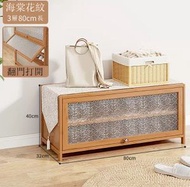 鞋櫃(海棠花-3層80CM長（加深寬度32CM）)