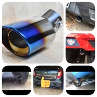 Exhaust tip ekzos tip titanium plug and play myvi axia alza