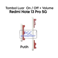 TOMBOL [LW] 1 Set of External Power On Off + Volume Buttons Xiaomi Redmi Note 13 Pro 5G / 2312DRA50C