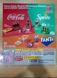 [可順豐到付](一套6款)Coca-Cola Brand 可口可樂 雪碧 芬達迷你汽水掛飾 模型 擺設 扭蛋 玩具 capsule toy 1950s Coca-Cola Six-pack-carri