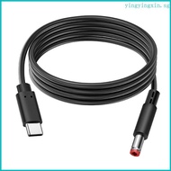 YIN 9V 12V 15V 20V USB C TypeC Power Cable 5 5x2 5mm Charging Connectors for Routers LED