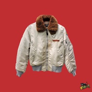 70's Avirex B-15 Flight Bomber Jacket SPEC.NO. 94-3888 a.C.CONTRACT 1978-01 AC-17755