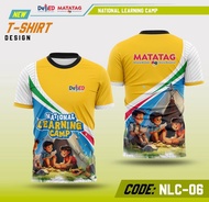 MATATAG DEPED Sublimation for Teacher T-shirt Uniform Top Casual Round Neck Womens Ana Mens Short-sl