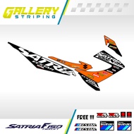 Satria FU 150 Facelift Ecstar Striping Sticker Bonus Sticker/ Satria F Striping/ Satria Sticker/