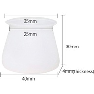 16 Pcs Silicone Chair Leg Caps Floor Protector Round Square Furniture Feet Covers VWR9