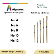 Algapaint painting brush 1 set 5pcs/ pencil brush/ painting supplies painting tools painting brush/ 