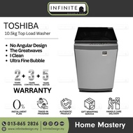 Toshiba AW-UK1150HM(SG) 10.5kg / AW-M1100PM(SG) 10kg / AW-M1000EM(SG) 9kg Top Load Washer