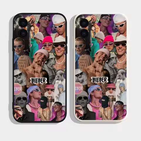 Epc J-Justin Baby Bieber Phone Case Silicone Soft For IPhone 16 15 14 13 12 11 Plus Pro Max Plus