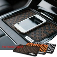 Grid Design Super Sticky Car Dashboard Mat Accessories Interior Alas Tahan Panas For Honda Type-R FL