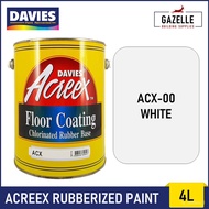 Davies Acreex Rubberized Floor Paint White - 4L