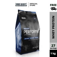 Whey Protein Performa 1kg - One Shot Nutrition PERFORMA Tri-Protein Complex Packed with 25g Protein 